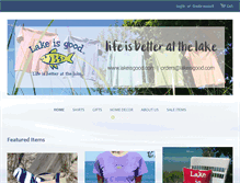 Tablet Screenshot of lakeisgood.net